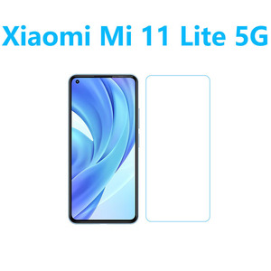 1枚Xiaomi Mi 11 Lite 5G強化ガラスフィルム 自動吸着 2.5Dラウンドエッジ加工 指紋防止飛散防止気泡防止 疎油性疎水性 貼り直し可 高硬度9