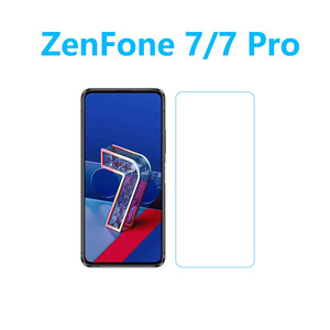 2枚入りZenFone 7 (ZS670KS)/7 Pro 5G (ZS671KS)強化ガラスフィルム 指紋防止飛散防止気泡防止 自動吸着 高硬度9H 高透過率6