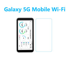 2枚入りGalaxy 5G Mobile Wi-Fi SCR01通用強化ガラスフィルム 自動吸着 2.5Dラウンドエッジ加工 指紋防止飛散防止気泡防止 疎油性疎水性 貼_画像1