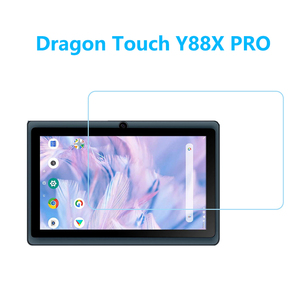 Dragon Touch Y88X PRO強化ガラスフィルム 自動吸着 2.5Dラウンドエッジ加工 指紋防止飛散防止気泡防止 疎油性疎水性 貼り直し可 高硬度9H