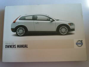  Volvo C30 owner's manual owner manual in-vehicle hand book 