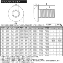 M4×20mm P0.7 64チタン製ボタンボルト 六角穴 ボタンキャップスクリュー チタンボルト ゴールド JA703_画像4