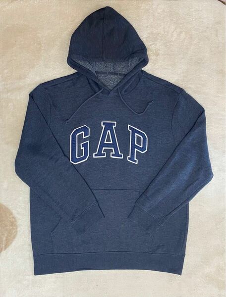 GAP パーカー　ブルー系　Ｍサイズ 　USED品 ギャップ　裏起毛