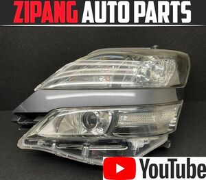 TY147 20 ヴェルファイア 2.4Z プラチナS 4WD 純正 左ヘッドライト HID/バラスト付 【動画有り】○