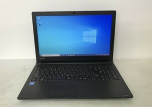 15.6型ビジネスノート Webカメラ 東芝 dynabook B35/R (Celeron 3205U 1.5GHz/8GB/500GB/DVD/Webカメラ/Windows10 Pro)[273604+]