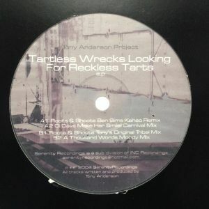 12inchレコード　TONY ANDERSON / TARTLESS WRECKS LOOKING FOR RECKLESS TARTS EP