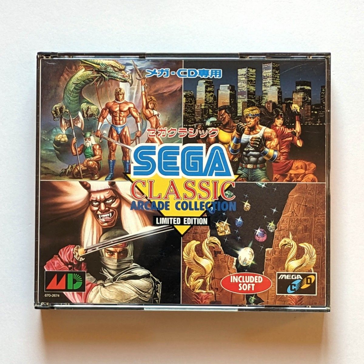 100%正規品 最安価格(税込) メガCDラベル29枚+ハガキ12枚 セガ メガCD