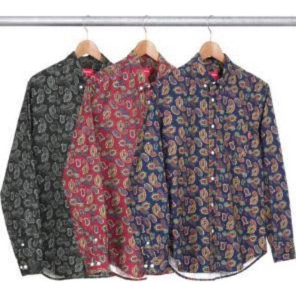 Supreme Paisley Shirt 13AW シュプリーム ペーズリー シャツ L