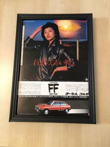 kj ★額装品★ 山口百恵 トヨタ 広告 貴重写真 A4サイズ額入り ポスター風デザイン 昭和レトロ 車 自動車 CD LP DVD コンサート グラビア