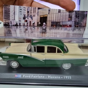 1/43 スケール 1955 Cuba Taxi 1955 タクシー ダイキャスト キューバ フォード フェアレーン ハバナ Matel 箱入り オリジナル ボックス