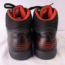 VARIAL MID 27.0cm/adidas ヴァリアル ミッド アディダス スニーカー 黒 ブラック コーラル 中古 古着 メンズ ad3755_画像2