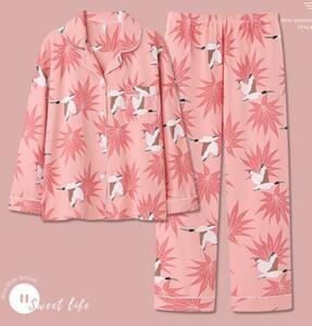 ●レディースパジャマ●柔らかい上下セット●長袖●M～２XLサイズ選べる●新品可愛いピンク