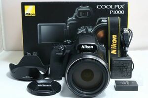 ■新品級■ Nikon ニコン デジタルカメラ COOLPIX P1000 ブラック クールピクス P1000BK ２