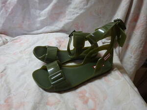 * new goods HUNTER Hunter rain sandals GR 22cm HA17