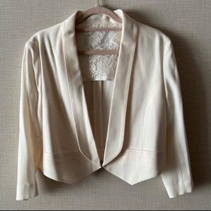 diagram ジャケット 白 ショートボレロ