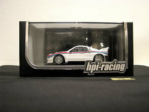 19 not yet exhibition hpi*racing 1/43 Lancia 037 Rally plain color white 