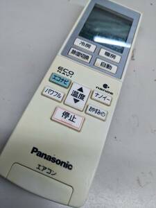 【FNB-2-24】A75C3953 Panasonic エアコンリモコン ECOnavi　動確済