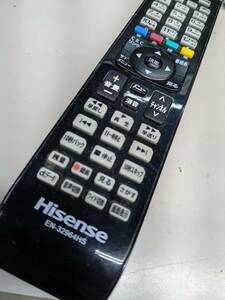 【FNB-9-42】Hisense EN-32964HS (HJ43K3120 HJ43K3121 HJ43K310 HS48K220 HJ49K3120 HJ49K3121 HS50K220 HS55K220 等用)リモコン　動確済