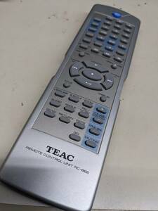 【FNB-9-52】TEAC　ティアック　DVD プレーヤー リモコン　RC-866　動確済　
