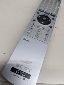 【FNB-11-55】SONY ソニー リモコン DVD RMT-D224J 380円即決 メーカー：SONY 型番 RMT-D224J　動確済