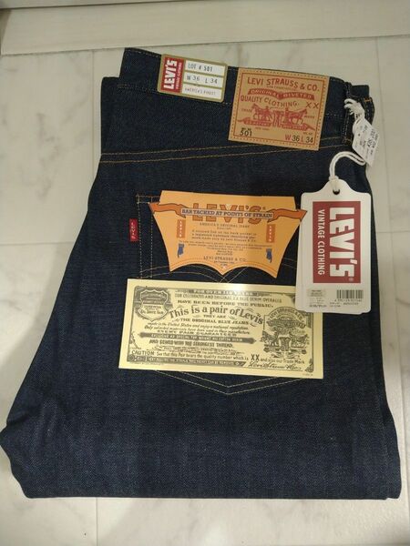 新品未使用　LEVIS501 66501復刻日本製　W36