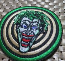  催眠渦　円型◆新品ジョーカー　JOKER道化師　顔面　ホラー　刺繍ワッペン（パッチ）◆◇◎映画　ムービー　アニメ　音楽　ミュージック◆_画像4