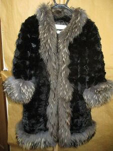  Grace Continental GRACE CONTINENTAL sable fur coat 36 black 