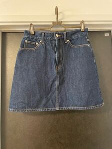 【X-girl】 OW JEAN SKIRT デニムミニスカート