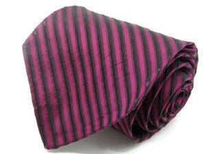  Calvin Klein stripe pattern USA made brand necktie men's purple superior article 