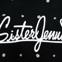 シスタージェニー ニット セーター チュニック リボン ドット 女の子用 160サイズ 黒 キッズ 子供服 SISTER JENNIE_画像6