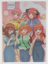 ＃クリア下敷き　映画 五等分の花嫁　ドリンク_画像1