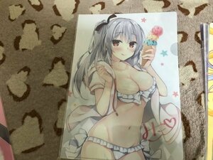 397クリアファイル　みこ) C93/Royalみるく メロンブックス特典　水着　