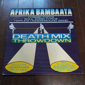  AFRIKA BAMBAATA / DEATH MIX THROWDOWN /ZULU NATION/OLD SCHOOL RAP/BAMBAATAA