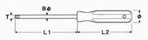 エイト/EIGHT “TX” ドライバー 単品 樹脂ハンドル(吊り具付) TXD-10_画像2