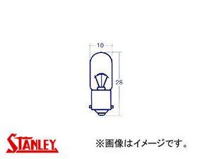 スタンレー/STANLEY パネル・メーター用電球 24V 3W A1583 入数：10個