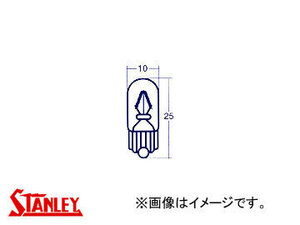 スタンレー/STANLEY ウェッジベース電球 12V 5W WB127Y 入数：10個