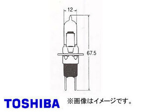 東芝/TOSHIBA ハロゲンバルブ H3C JA12V 55W (端子付） 品番：A2930 入り数：1