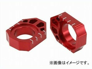 2輪 ZETA アクスルブロック レッド ZE93-5343 JAN：4547836124204 ヤマハ YZ250F 2012年～2015年