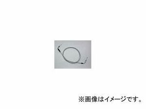 2輪 ハリケーン ロング スロットルケーブル ステンレスメッシュ ホンダ ズーマー AF58 ～2009年