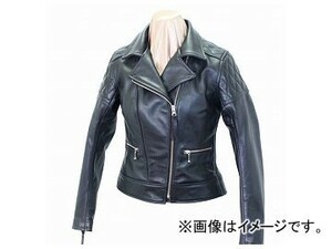 2輪 カドヤ/KADOYA K’S LEATHER KL-PTD（ソフトステア/ダブルライダース/レディース） No.1171 ブラック サイズ:XS,S,M