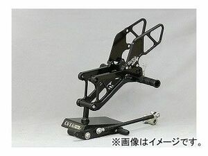 2輪 OVER バックステップ 6POSITION 51-422-00B ブラック ヤマハ YZF-R1 2007年～2008年 JAN：4539770086885