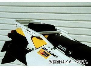 2輪 ライディングスポット リアキャリア 品番：P003-9974 ホワイト スズキ DR-Z400SM JAN：4520616785987