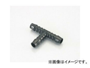 2輪 キタコ ホースコネクター（T型） 10mm（ブラック） サイズ=A:10B:11.6C:21D:63E:35 0900-990-10010 JAN：4990852085866