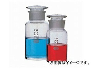 アズワン/AS ONE 共通摺合わせ広口試薬瓶 白色/1000ml 品番：4-5031-06