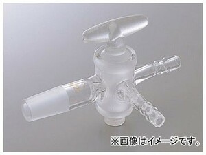 アズワン/AS ONE 共通摺合付三方コックI型 ガラスコック付き 0414-03-10 品番：1-4349-02