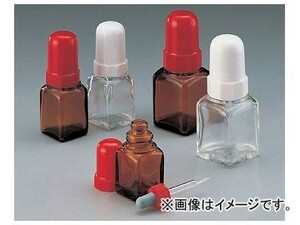 アズワン/AS ONE スポイド瓶（角型ガラス製） 褐色/10ml 品番：5-135-01