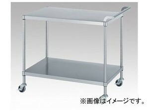 アズワン/AS ONE ステンレスワゴン（SUS430） M02（棚2段） 9045 品番：1-2474-03