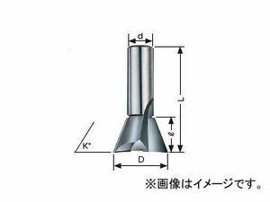 大日商/DAINISSYO 木工ビット 超硬アリギリ トリマー用 6×12(2D) A2D JAN：4948572020520