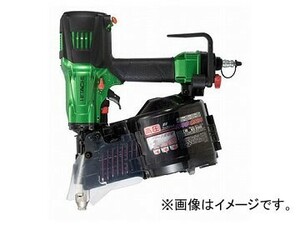 日立工機 高圧ロール釘打機 メタリックグリーン NV90HR(L)