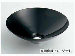 カクダイ 丸型手洗器 ブラック 品番：493-039-D JAN：4972353022182